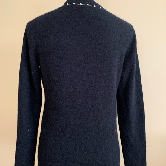 CHARTER CLUB Cashmere Luxury long sleeve Pearlized sweater size Med LNWOT - Picture 5 of 8